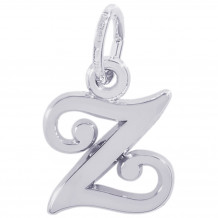 Sterling Silver Initial Z Charm