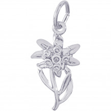 Sterling Silver Edelweiss Charm