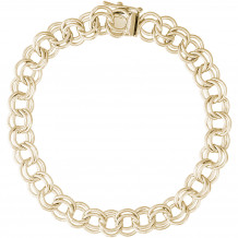 14k Gold 8 Inch Charm Bracelet