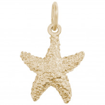 14k Gold Starfish Charm