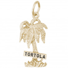 14k Gold Tortola Palm w/ Sign