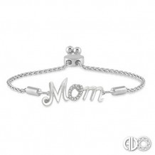 Ashi Diamonds Silver Mom Lariat Bracelet