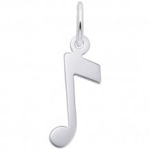 Rembrandt Sterling Silver Music Note Charm