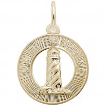 Rembrandt 14k Yellow Gold Outer Banks Lighthouse Charm