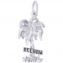 Sterling Silver St. Lucia Palm w/ Sign