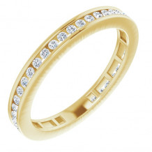 14K Yellow 3/8 CTW Diamond Stackable Ring - 67402101P