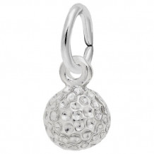 Rembrandt Sterling Silver Golf Ball Charm
