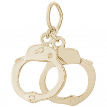 14k Gold Handcuffs Charm