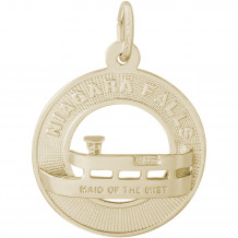 14k Gold Nf Maid of The Mist  Charm