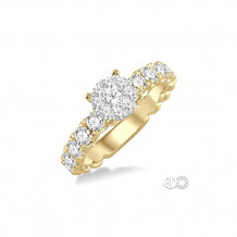 Ashi 14k Yellow Gold Diamond Lovebright Engagement Ring