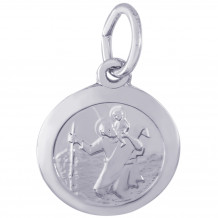 Sterling Silver St. Christopher Charm
