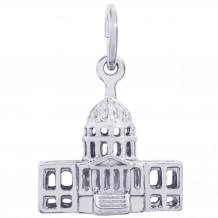 Sterling Silver USA Capitol Bldg. Charm