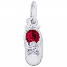 Sterling Silver 01 January Babyshoe Charm