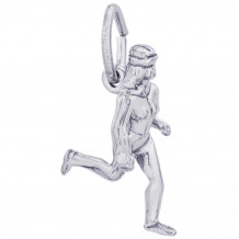 Sterling Silver Female jogger Charm