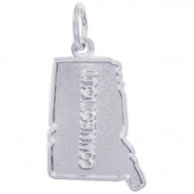 Sterling Silver Connecticut Charm