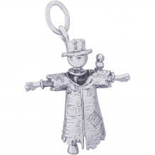 Sterling Silver Scarecrow Charm