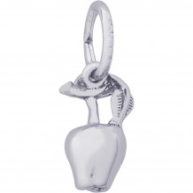 Sterling Silver Apple Charm