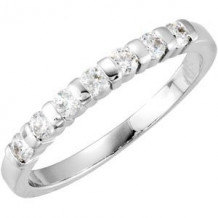14K White 1/4 CTW  Diamond Anniversary Ring - 68294104P