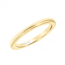 Artcarved Bridal Band No Stones Contemporary Floral Solitaire Wedding Band Buttercup 14K Yellow Gold - 31-V777Y-L.00