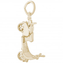14k Gold Scooter Charm