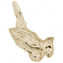 Rembrandt 14k Yellow Gold Praying Hands Charm