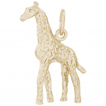 14k Gold Giraffe Charm