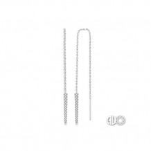 Ashi Diamonds 10k White Gold Diamond Tapered Threader Earrings