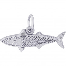 Sterling Silver Mackeral Charm