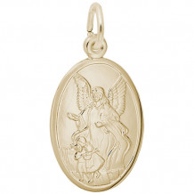 Rembrandt 14k Yellow Gold Guardian Angel Charm