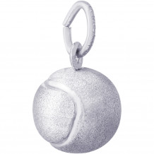 Sterling Silver Tennis Ball Charm