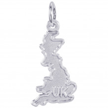 Sterling Silver UK Charm