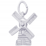 Sterling Silver Windmill Charm photo