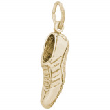 14k Gold Track Shoe Charm photo