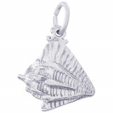 Sterling Silver Conch Shell Charm photo