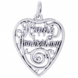 Sterling Silver Anniversary Charm photo