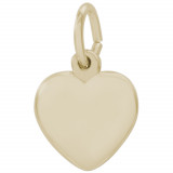 14k Gold Heart Charm photo