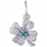 Sterling Silver 4 Leaf Clover Charm photo
