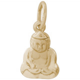 14k Gold Buddha Charm photo
