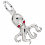 Rembrandt Sterling Silver Octopus Charm photo