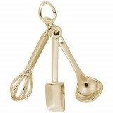 Rembrandt 14k Yellow Gold Cooking Utensils Charm photo