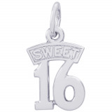 Sterling Silver Sweet 16 Charm photo