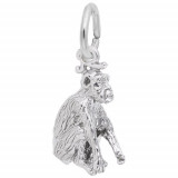 Rembrandt Sterling Silver Monkey Charm photo