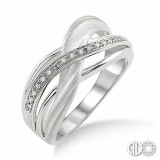 Ashi Diamonds Silver Swirl Ring photo