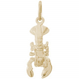 14k Gold Lobster Charm photo