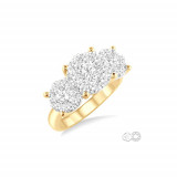 Ashi 14k Yellow Gold Lovebright Round Cut Diamond Engagement Ring photo