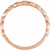 14K Rose Stackable Ring - 51571103P photo 2