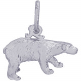 Sterling Silver Polar Bear  Charm photo