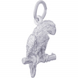 Sterling Silver Parrot Charm photo