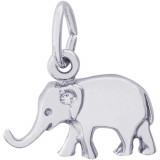 Sterling Silver Elephant Charm photo