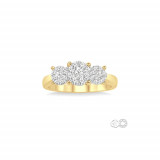 Ashi 14k Yellow Gold Lovebright Round Cut Diamond Engagement Ring photo 2